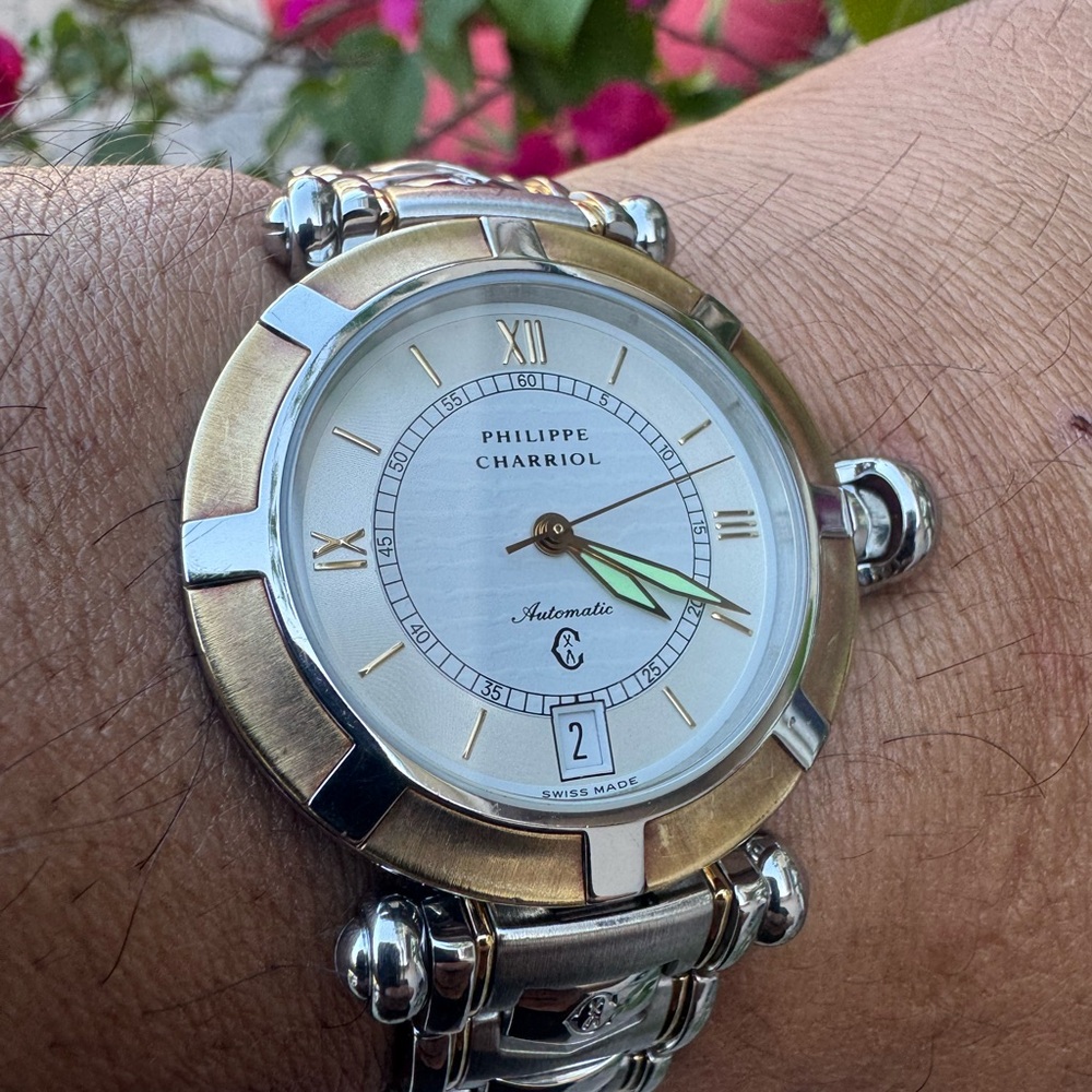 Philippe Charriol Christopher Columbus  18k Gold Automatic Watch 059971001
